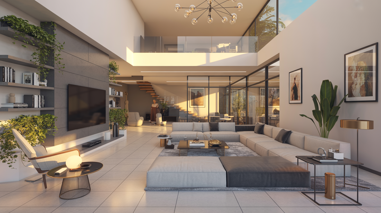 Furnished Living Room